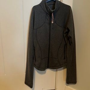 Lululemon size 4 grey zip up define